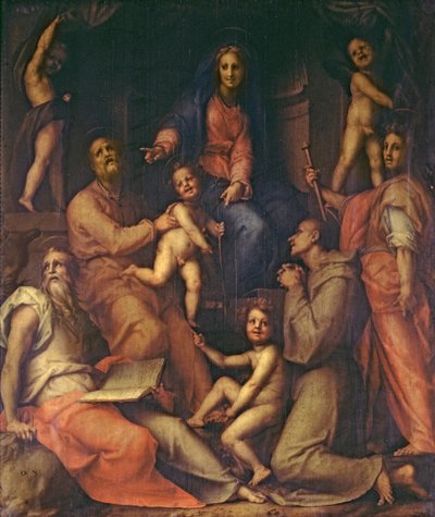 The Holy Family with Saints by Jacopo Pontormo
