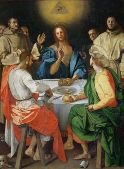 The Supper at Emmaus by Jacopo Pontormo