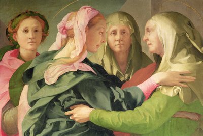 The Visitation (detail) by Jacopo Pontormo