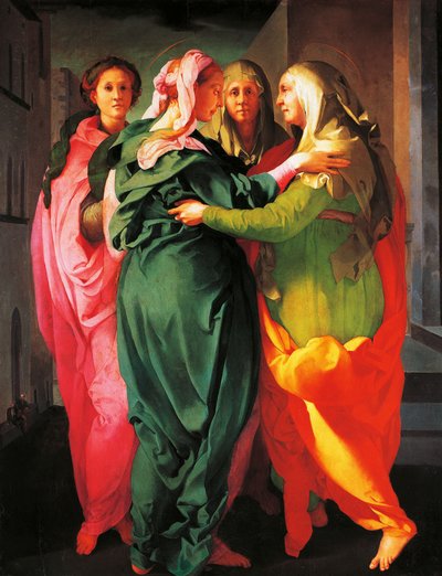 The Visitation by Jacopo Pontormo