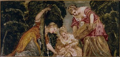 Moses saved from the water by Jacopo Robusti Tintoretto