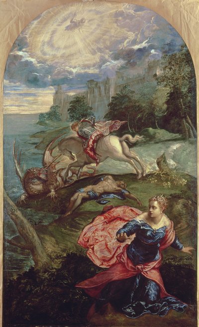 St. George and the Dragon by Jacopo Robusti Tintoretto