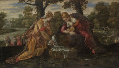 The Finding of Moses by Jacopo Robusti Tintoretto