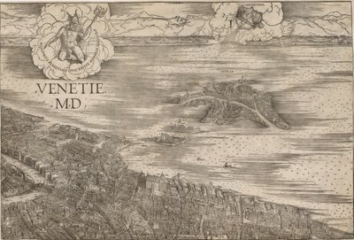 View of Venice by Jacopo de