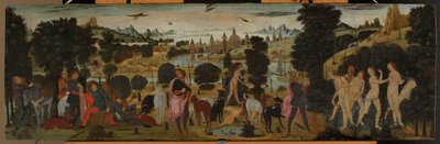 Diana and Actaeon by Jacopo del Sellaio