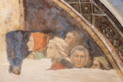 Five unidentified figures by Jacopo di Cione