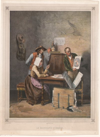 Print Dealer (title on object: Le marchand d