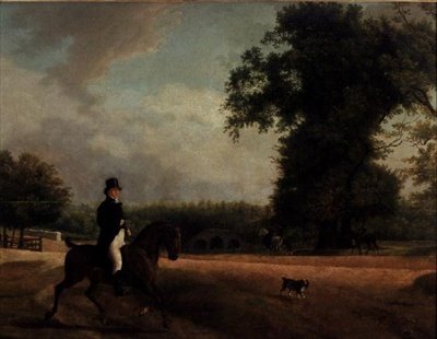 George Luving on Horseback by Jacques Laurent Agasse
