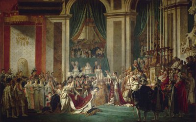 The Coronation of the Emperor and Empress, December 2, 1804 by Jacques Louis David
