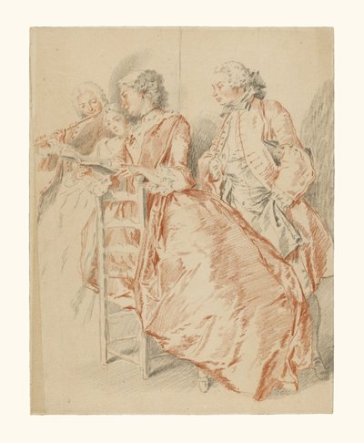 A Music Party by Jacques André Portail