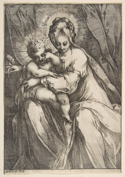 Madonna with a Rose, 1595-1616 by Jacques Bellange