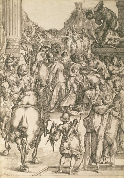 The Adoration of the Magi by Jacques Bellange