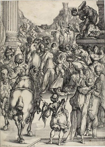 The Adoration of the Magi by Jacques Bellange