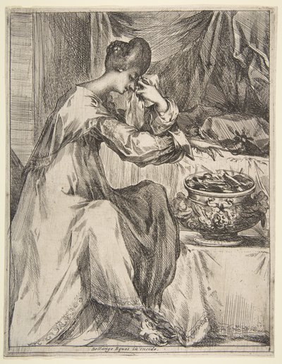 The Suicide of Portia by Jacques Bellange