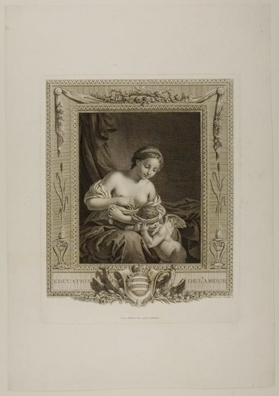 Education of Cupid by Jacques Bouillard