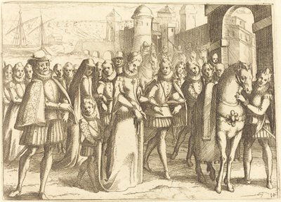 Arrival at Valencia by Jacques Callot