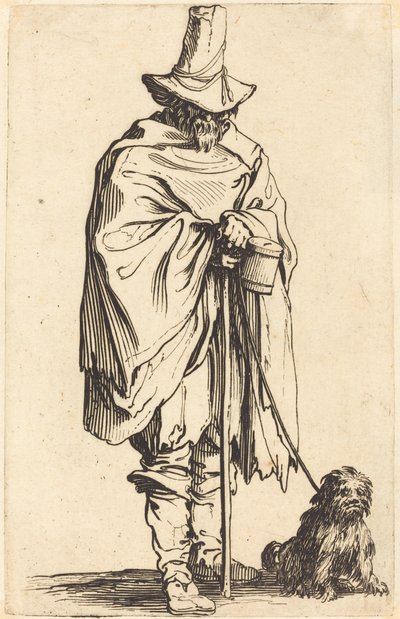 Beggar with Dog, c.1622 by Jacques Callot