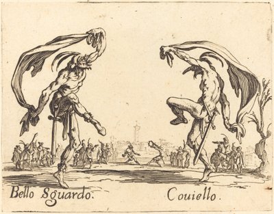 Bello Sguardo and Coviello by Jacques Callot
