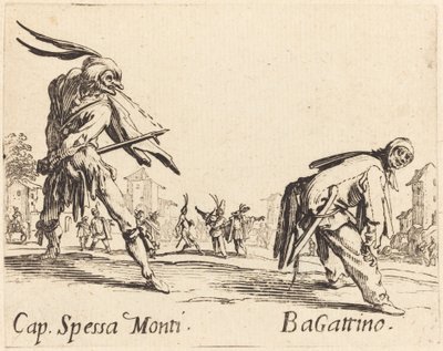 Cap. Spessa Monti and Bagattino by Jacques Callot