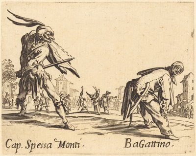 Cap. Spessa Monti and Bagattino by Jacques Callot