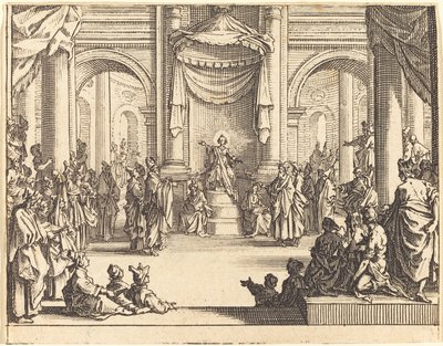 Christ Disputing with the Doctors by Jacques Callot