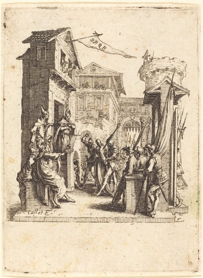 Christ Before Caiaphas, c. 1624-1625 by Jacques Callot