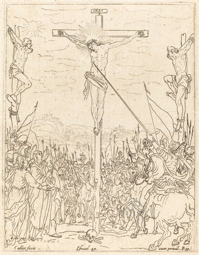 Christ on the Cross by Jacques Callot