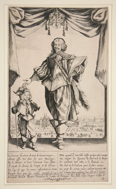 Claude Deruet (Portrait of Deruet) by Jacques Callot