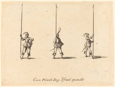 Drill with Raised Pikes by Jacques Callot