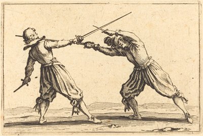 Duel with Swords and Daggers by Jacques Callot