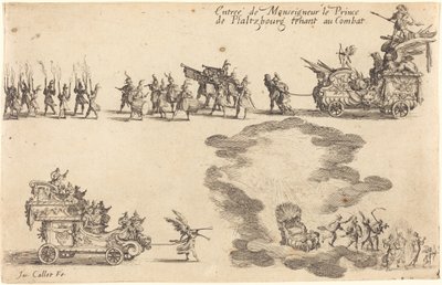 Entry of the Prince of Pfaltzbourg by Jacques Callot