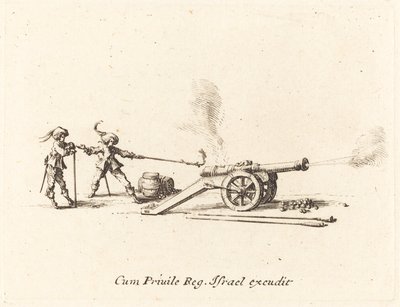 Firing the Cannon by Jacques Callot