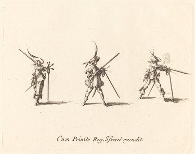 Firing the Musket by Jacques Callot