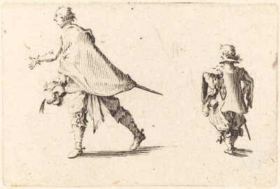 Gentleman and His Page by Jacques Callot