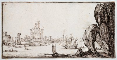 Harbour by Jacques Callot