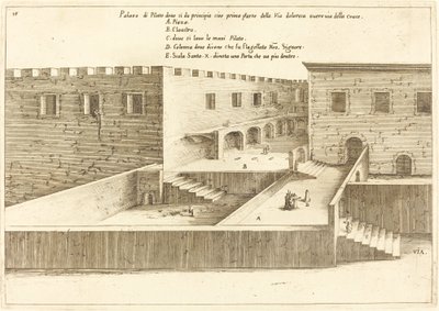 House of Pilate by Jacques Callot