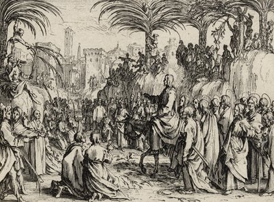 Jesus Enters Jerusalem, 1635 by Jacques Callot