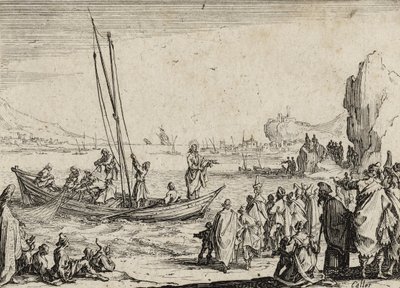 Jesus Preaching by the Sea, 1635 by Jacques Callot