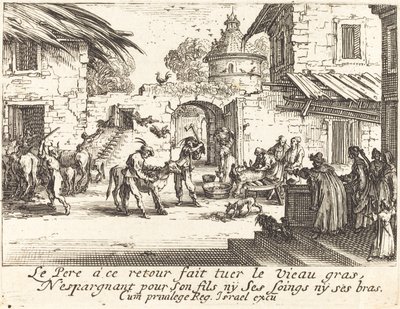 Killing the Fatted Calf by Jacques Callot