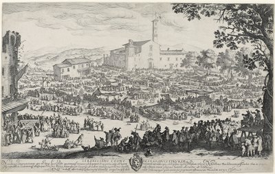 The Fair of Impruneta by Jacques Callot