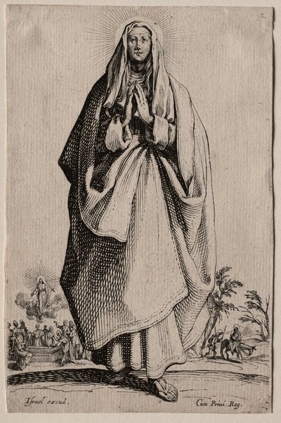 The Holy Virgin by Jacques Callot