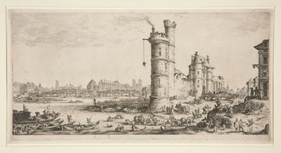 The Pont Neuf by Jacques Callot