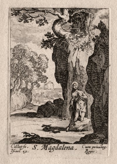 The Penitents: Repentant St. Magdalene by Jacques Callot