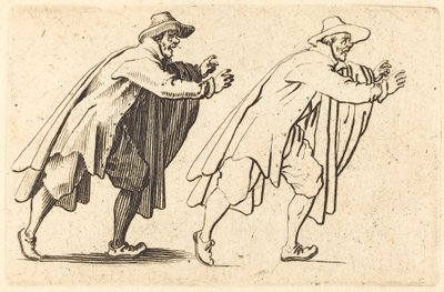 Man Moving Abruptly by Jacques Callot