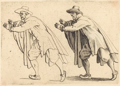 Man Moving Abruptly by Jacques Callot