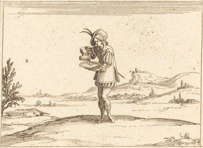 Man Washing a Pearl by Jacques Callot