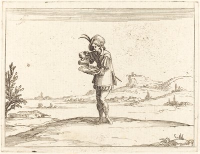 Man Washing a Pearl by Jacques Callot