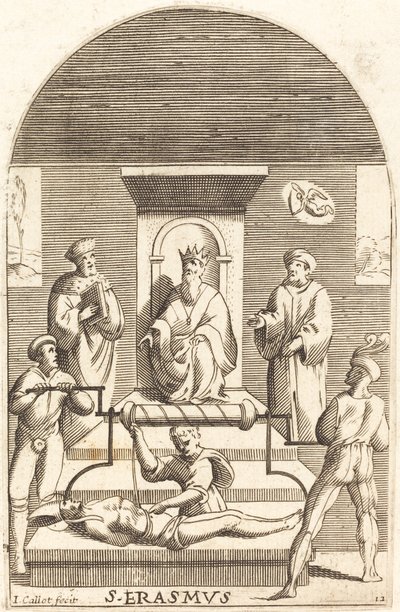 Martyrdom of Saint Erasmus, 1608-1611 by Jacques Callot