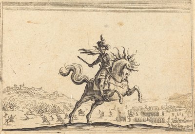Military Commander on Horseback by Jacques Callot
