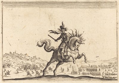 Military Commander on Horseback by Jacques Callot